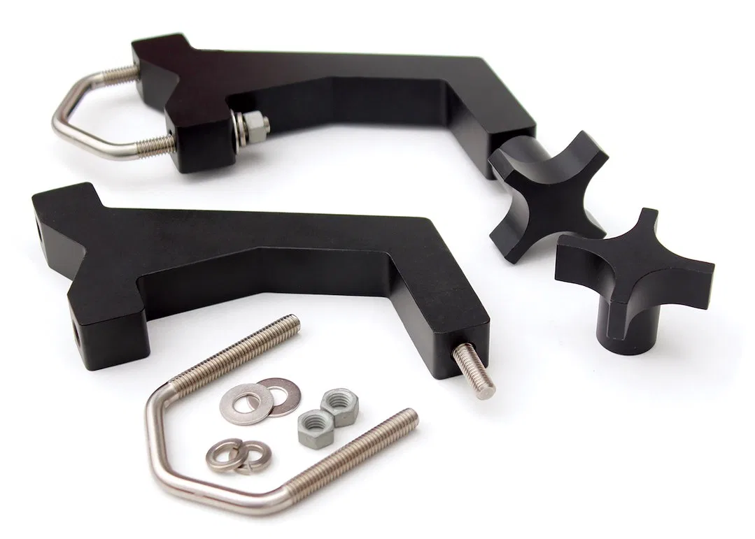 RC-875 – HI-LIFT JACK Jack Mount, Hi Lift Jack Mounts Directly To Factory Roll Cage Tubing Horizontal Black 6061-T6 A...